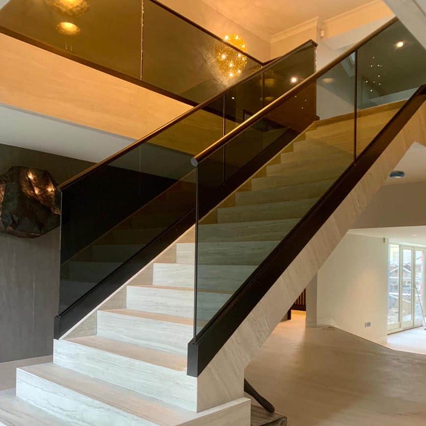 Modern Glass Staircase